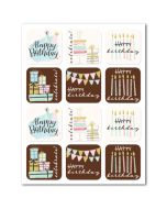 Icing Sheets Happy Birthday Squares