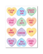 Icing Sheet Candy Hearts