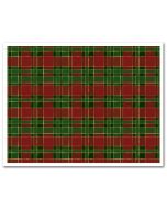 Icing Sheet Christmas Plaid