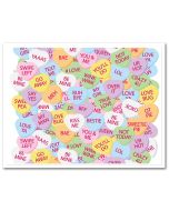 Icing Sheet Conversation Hearts