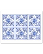 Icing Sheet Delft Bluebird Tile