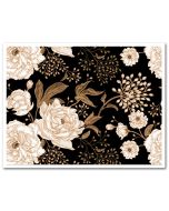 Icing Sheet Gilded Floral