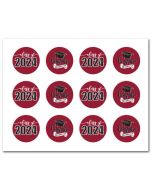 Icing Sheets Graduation Cookie Maroon