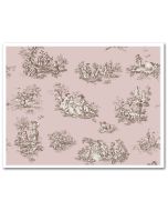 Icing Sheet Toile Pink 