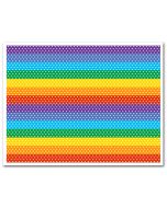 Icing Sheet Polka Dot Rainbow Stripe