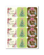 Icing Sheets Preppy Holiday Squares