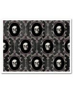 Icing Sheet Skull Damask