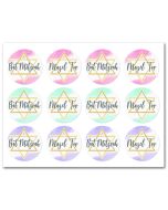Icing Sheets Watercolor Bat Mitzvah Cookie