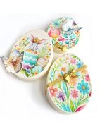 Icing Sheets Watercolor Eggs Cookie