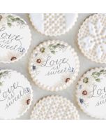 Icing Sheets Love is Sweet Wildflowers Cookie