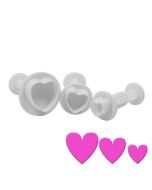 Plunger Cutters Hearts Set of 3