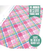 Chocolate Transfer Preppy Plaid