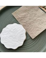 Floral Swirls Embossed Parchment Sheets