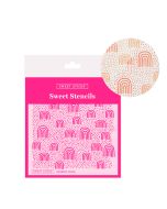 Rainbow Polka Dots Stencil by Sweet Sticks