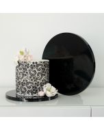 10" Round Reusable Drum Black