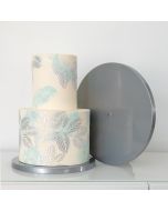 12" Round Reusable Drum Silver