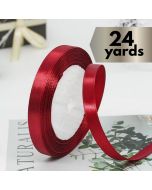 Satin Ribbon Ruby Red
