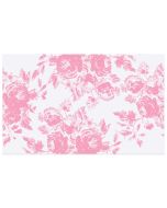 Chocolate Transfer Sheet Rose Damask Pink