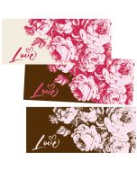 Chocolate Transfer Sheet Rose Bars