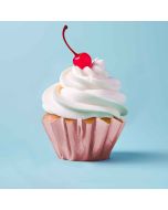 Fluted Cupcake Liners Rose Gold