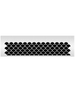 Seamless Scales Border Stencil