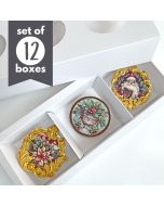 Cookie Treat Boxes 3 Cavity White