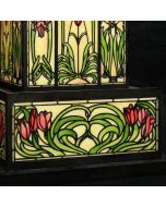 Stained Glass Art Nouveau Tulip Large Mesh Stencil