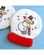 Snow Globe Snowman Mesh Stencil Set