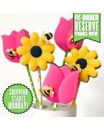 Spring Flowers Silicone Baking Mold