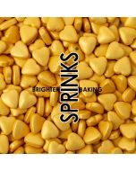 Sprinks Gold Hearts Candy Sprinkles