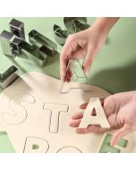 Stainless Steel Alphabet Cookie Cutter Set