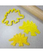 Cookie Embosser Set Stegosaurus Bones