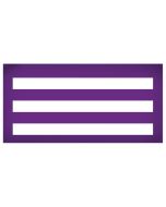 Horizontal Stripe One Inch Mesh Stencil