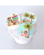 Icing Sheets Tropical Christmas Cookie/Cupcake