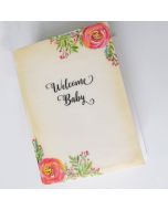 Watercolor Welcome Baby Mesh Stencil Set