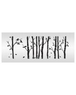 Winter Birch Cake Stencil Shortened