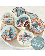 Icing Sheets Holiday Village Cookie/Cupcake