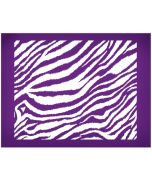 Zebra Print Mesh Stencil