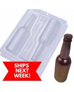 3 Part Chocolate Mold Beer Bottle