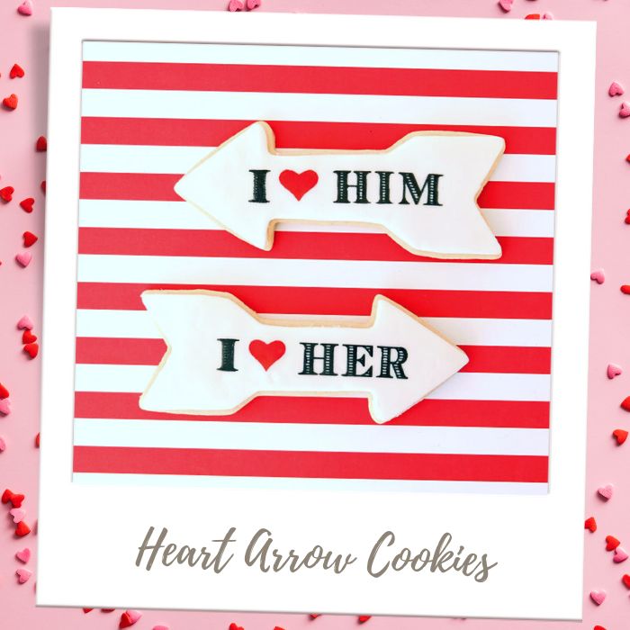 Heart Arrow Cookies