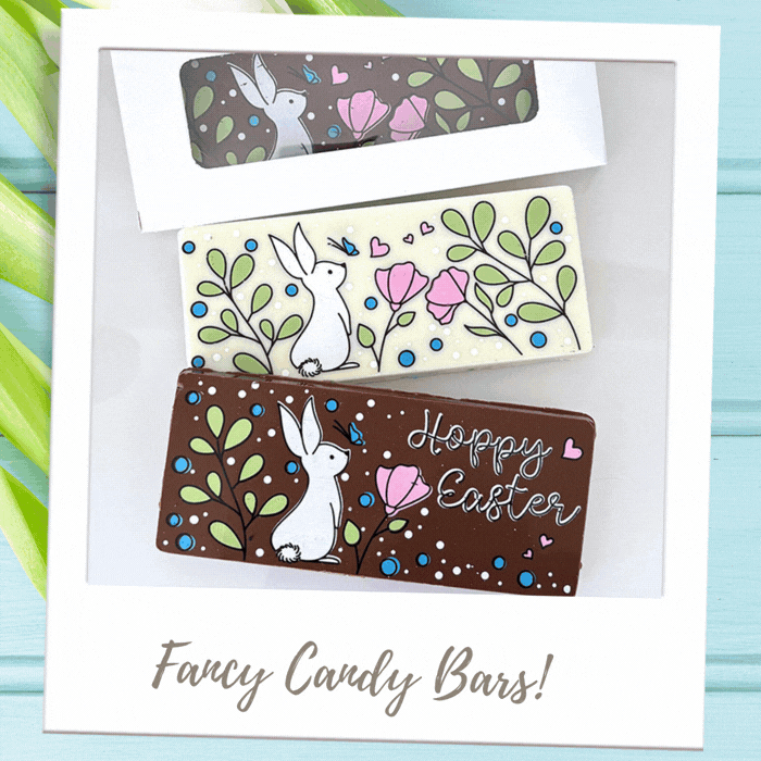 Fancy Easter Candy Bars