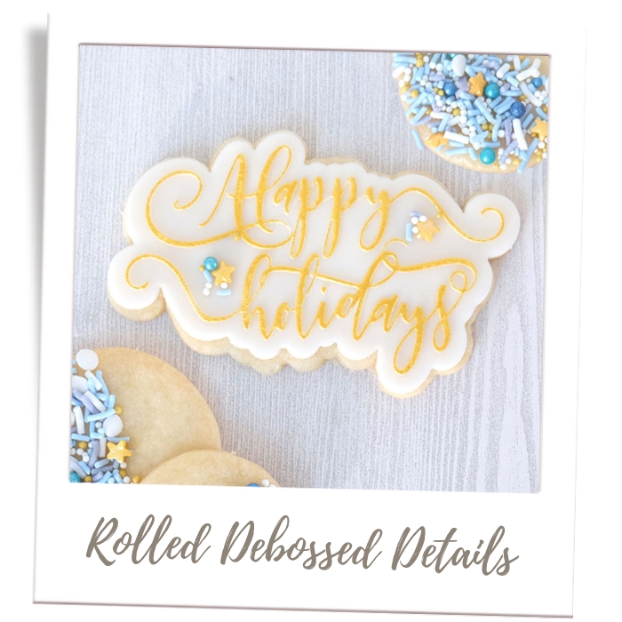 Let's Make Rolled Debossed Cookies!