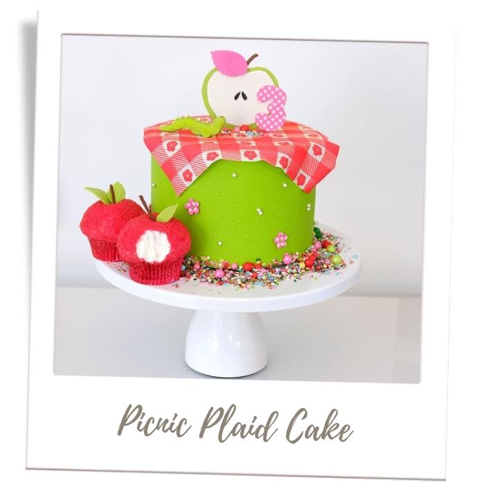 Picnic Plaid Cake