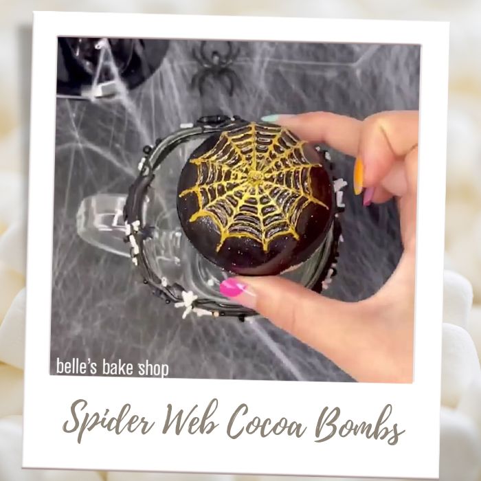 Shop By Treat Type - Cocoa Bombs - Spider Ball Cocoa Bombs