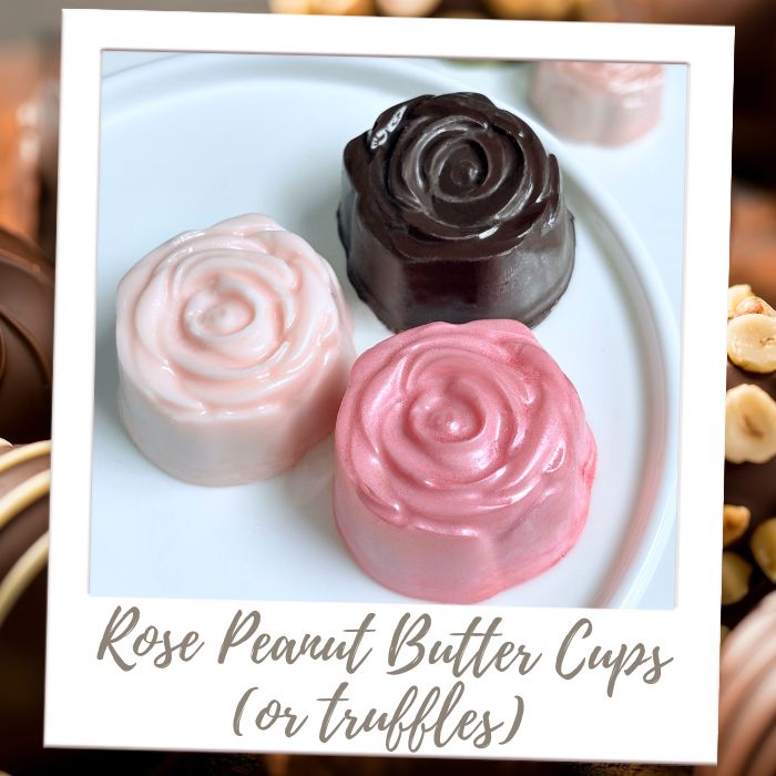 Shop By Treat Type - Truffles & Bon Bons - Rose Peanut Butter Cup