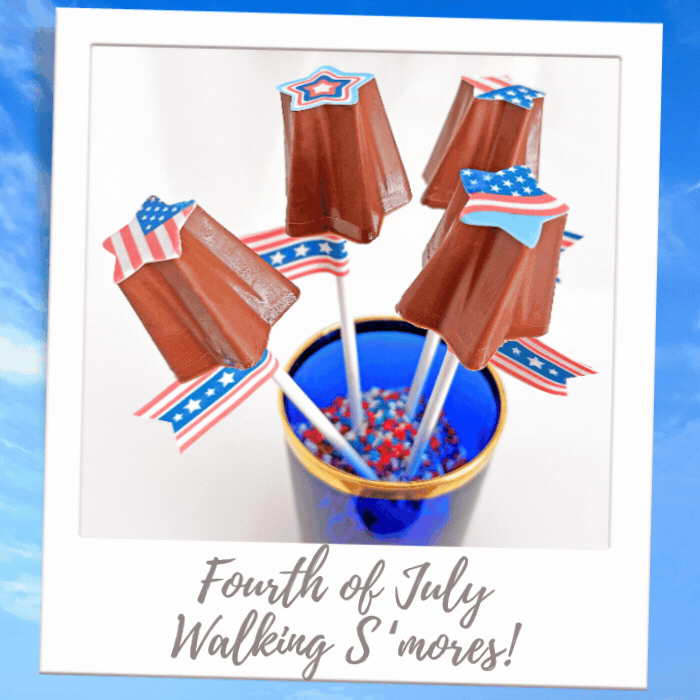 4th of July Walking S'mores & Star Mousse Cups