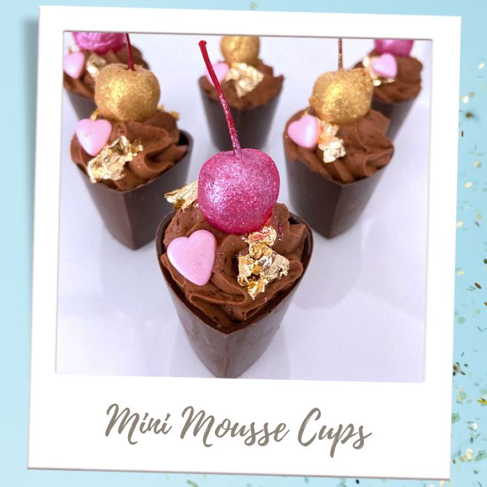 Mini Mousse Cups Retirement Party