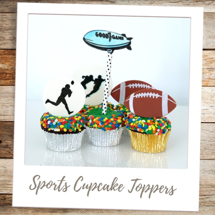 Make Sports Cupcake Toppers