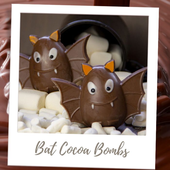 Bat Cocoa Bombs Molded Filled Chocolates