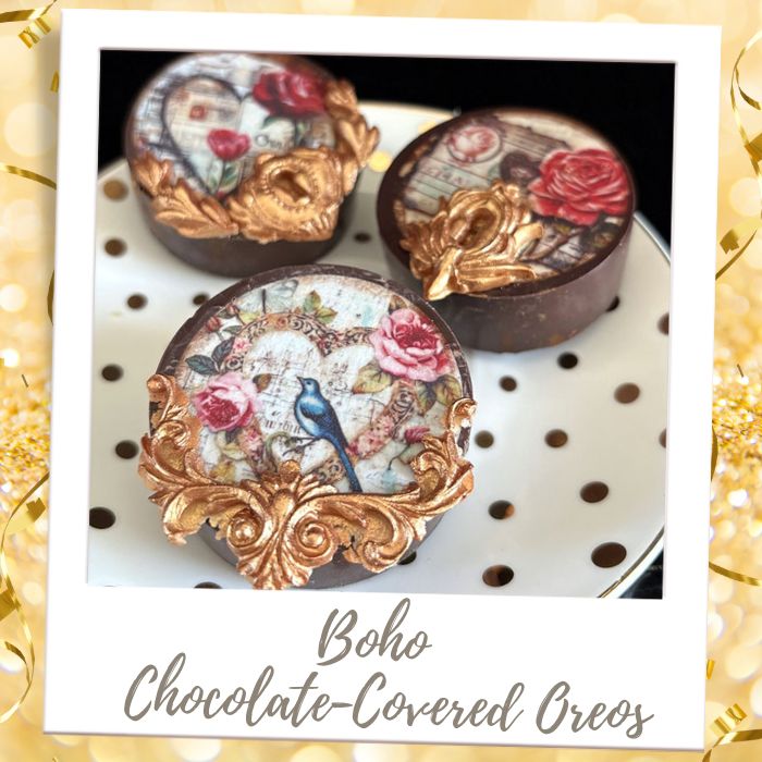 Boho Anniversary Oreos